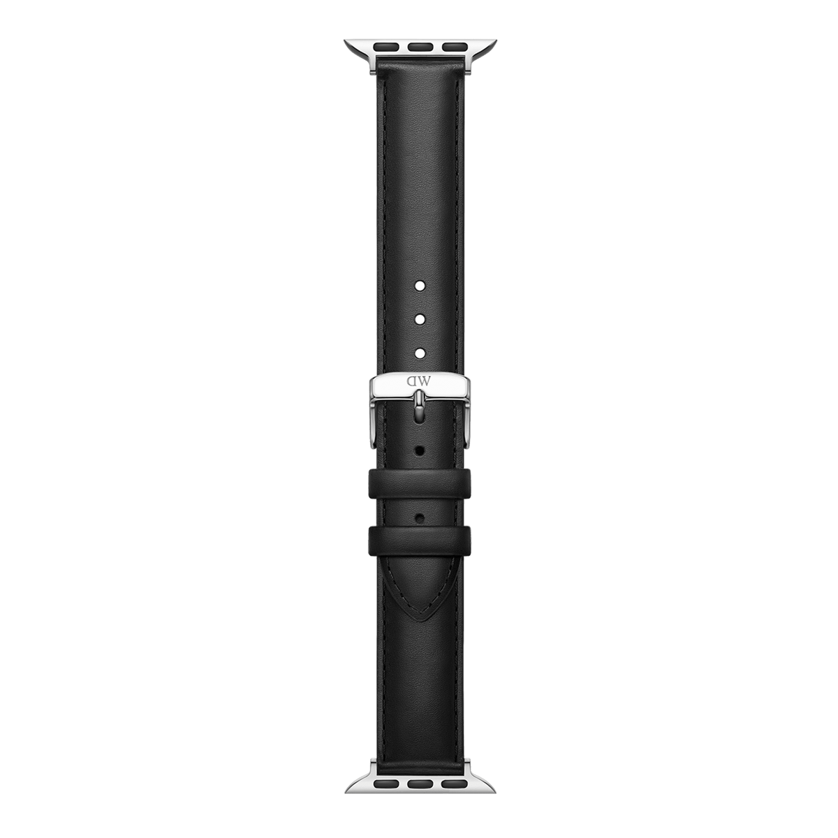 Smartwatch Leather Strap Silver