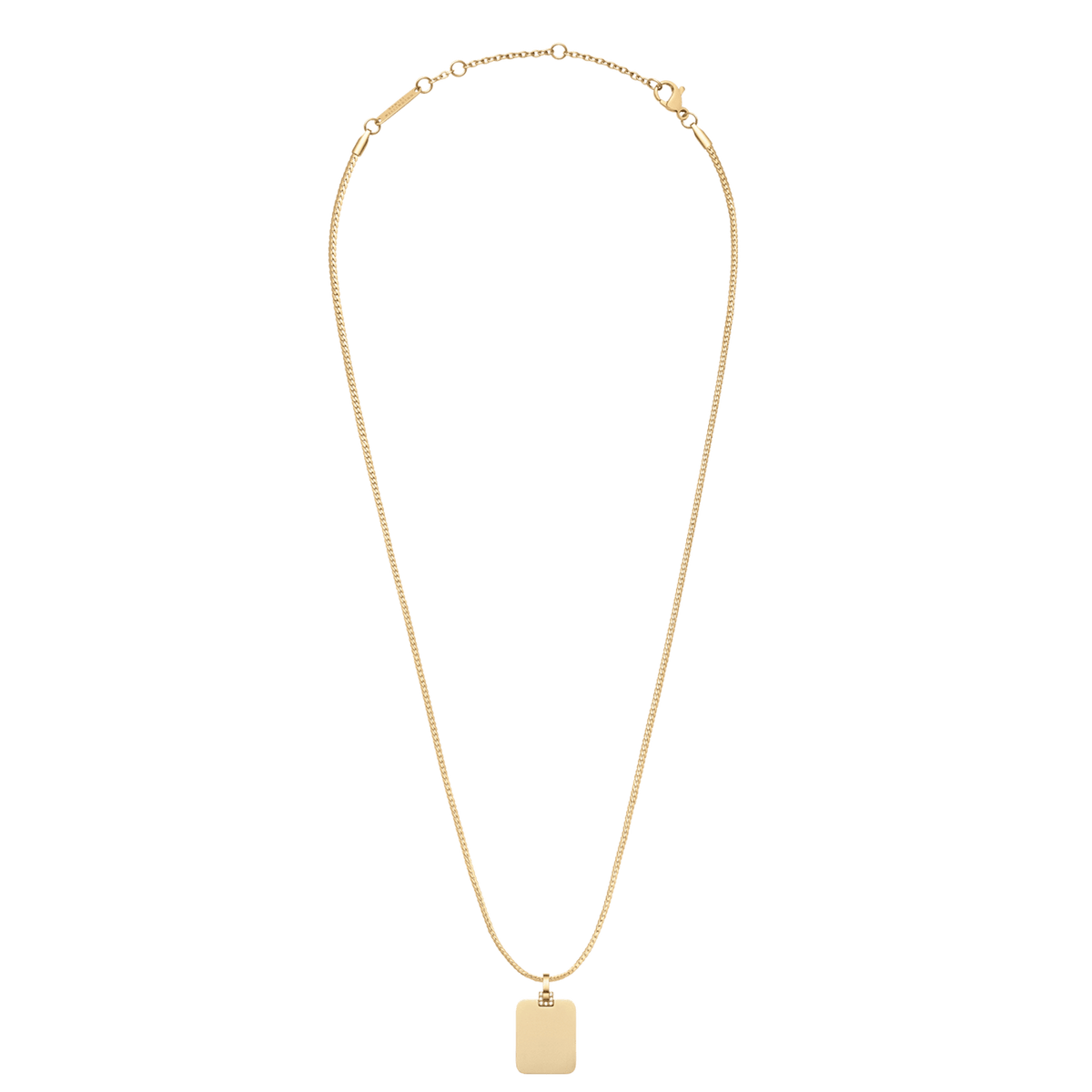 Rectangular Detail Crystal Pendant G