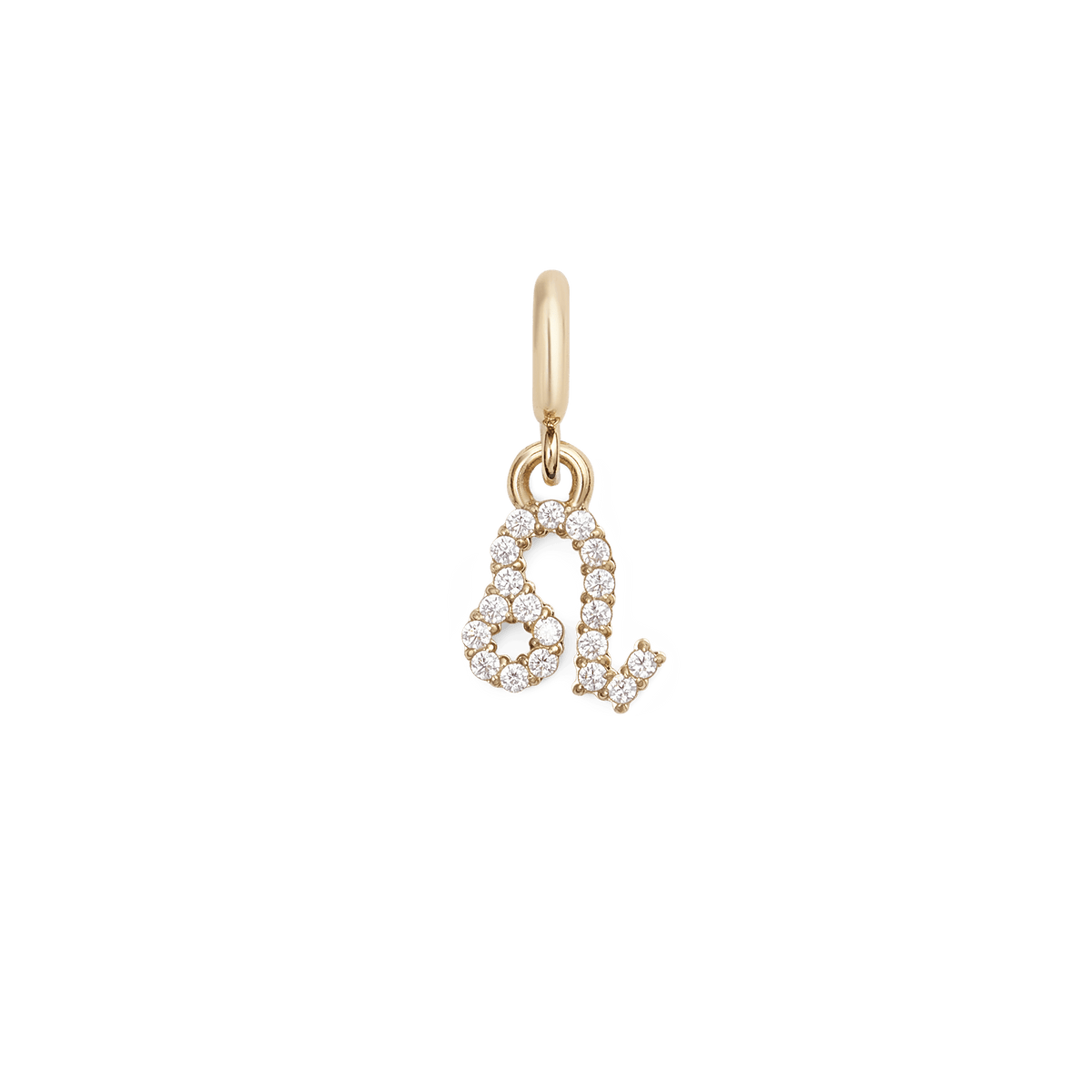 Zodiac Watch Charm Gold