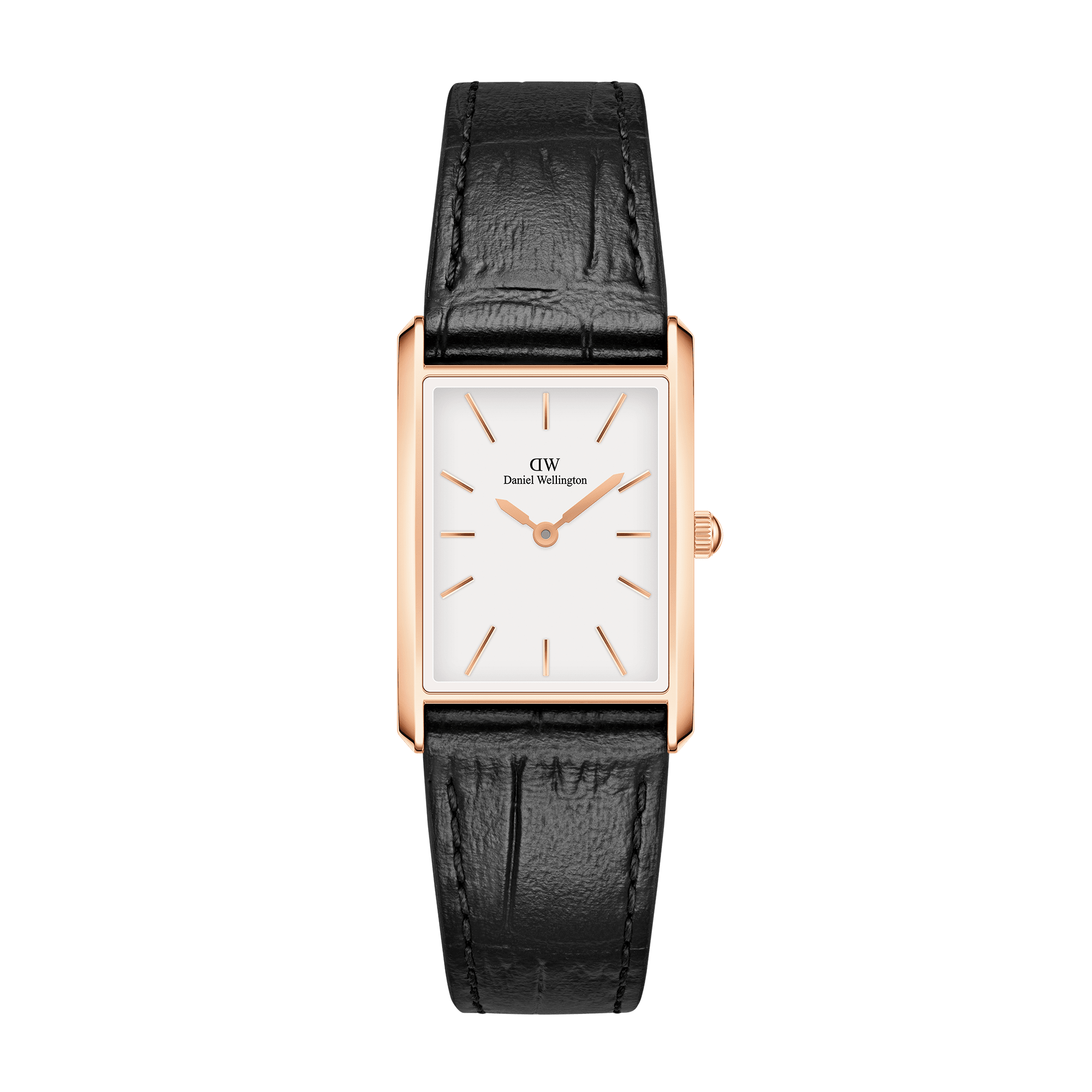 Bound Black Crocodile Rose Gold Bound Black Crocodile Rose Gold