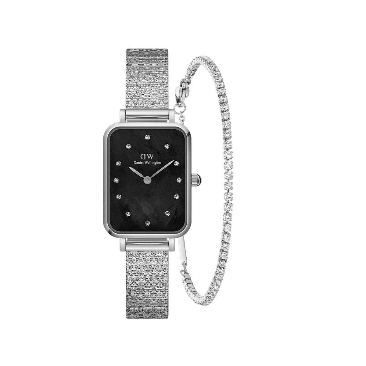 Quadro Lumine Pressed Piano Black MOP & Classic Tennis S