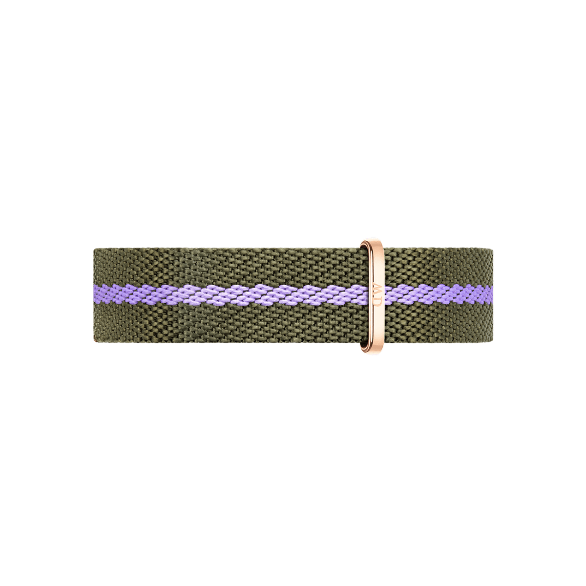 Iconic NATO Green/Purple Rose Gold