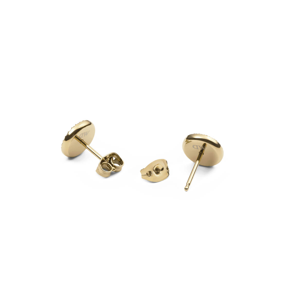 Audrey Earrings Red Agathe Gold