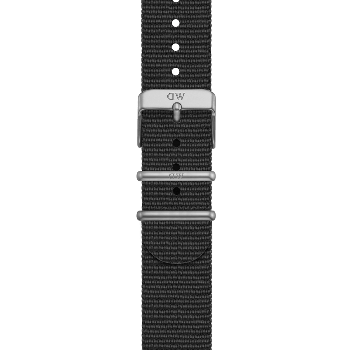 Smartwatch Strap Nato Silver
