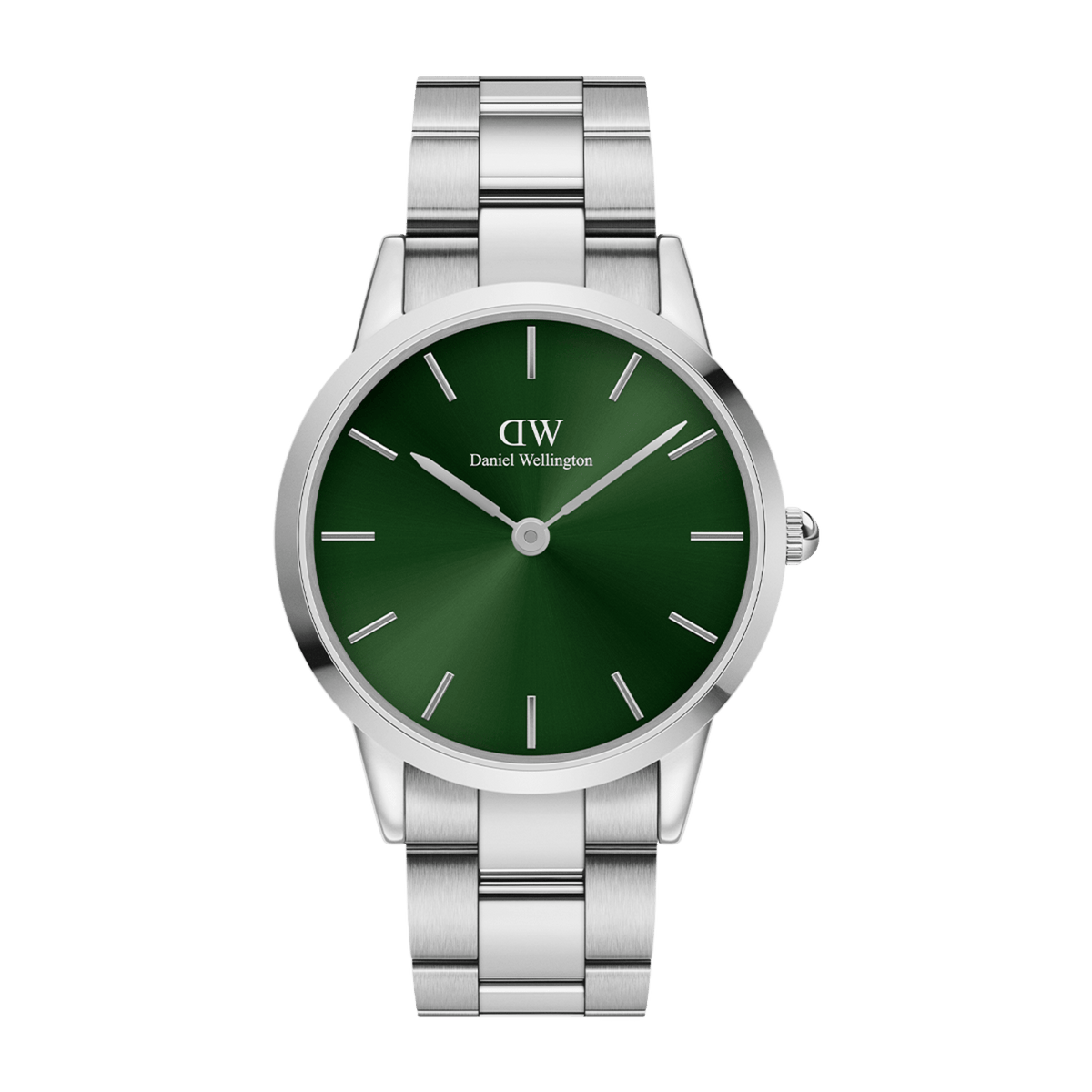 Iconic Link Emerald Green Silver