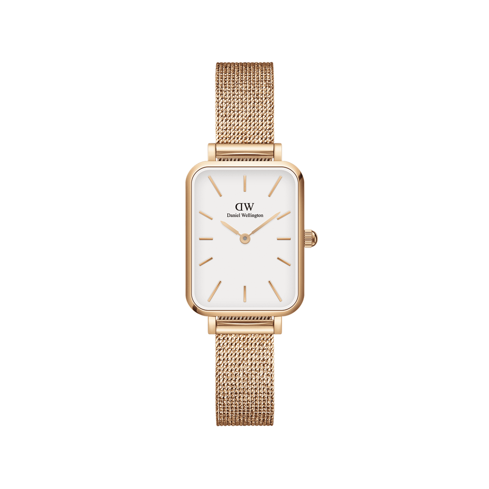 Quadro Square watch in rose gold for women DW - Main Image
