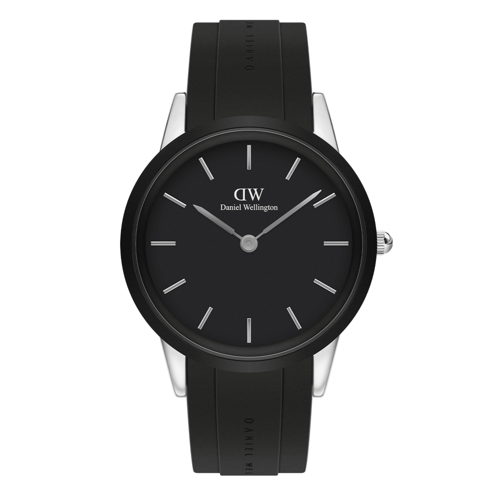 Iconic Motion Black and Silver Sports Watch 40mm DW