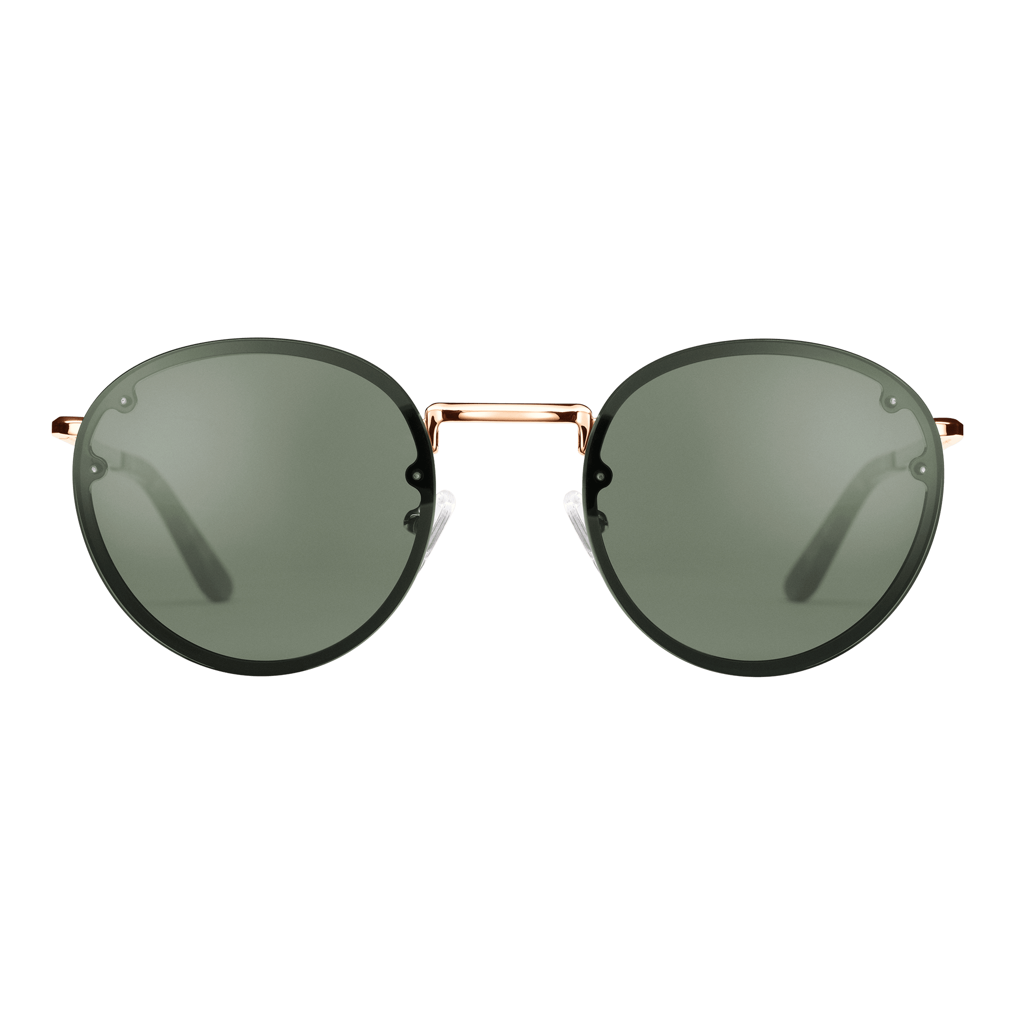 Arch Steel Round sunglasses with green lenses DW