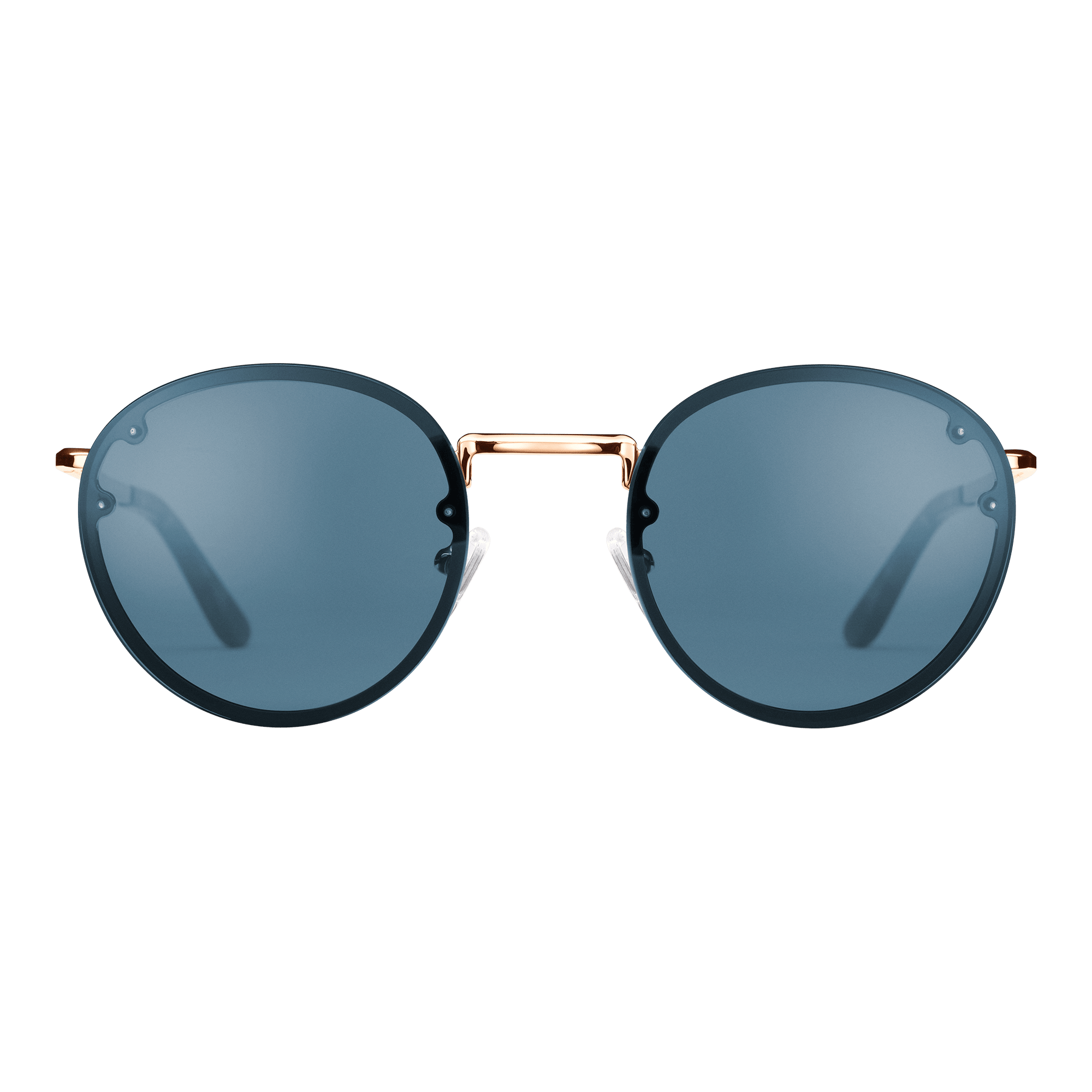 Arch Steel Round sunglasses with blue lenses DW - Main Image