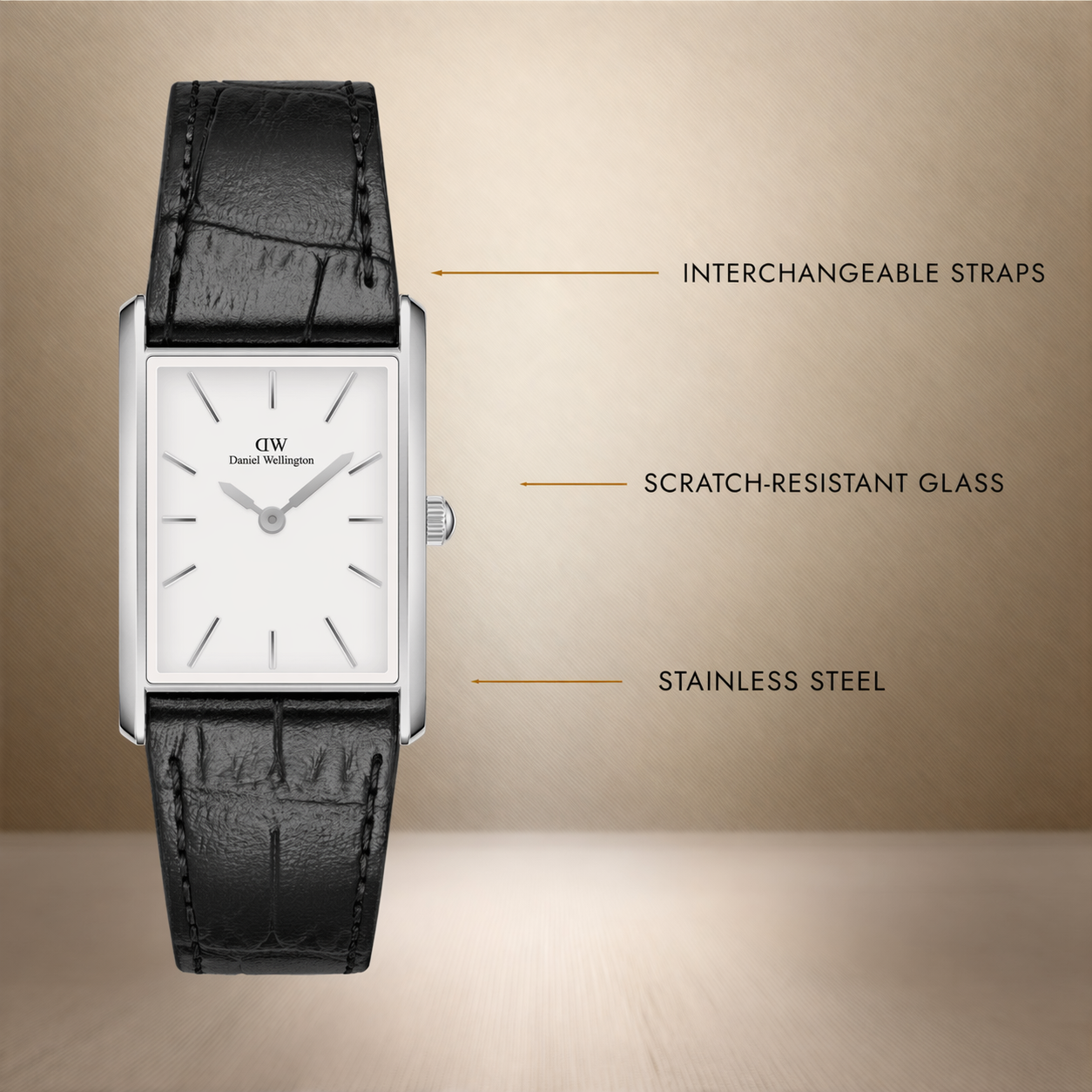 【未使用品】Daniel Wellington 0900DW (26mm) Bound Mini Green Lizard Gold