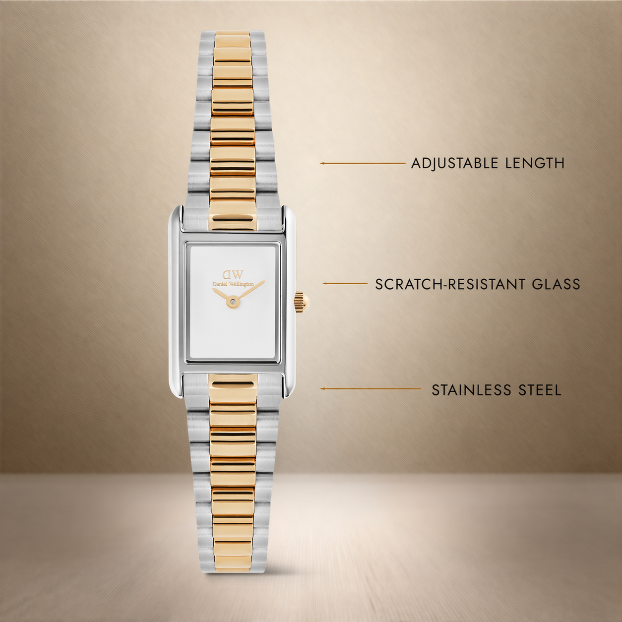 Bound Mini 3-Link Two Tone Rose Gold