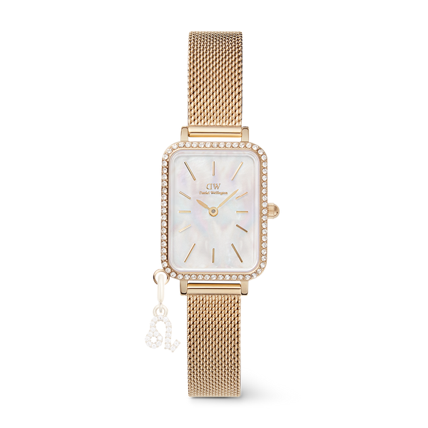 時計 Daniel Wellington Zodiac Watch Extension Quadro Crystal Zodiac Evergold