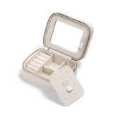 Travel Jewellery Box White