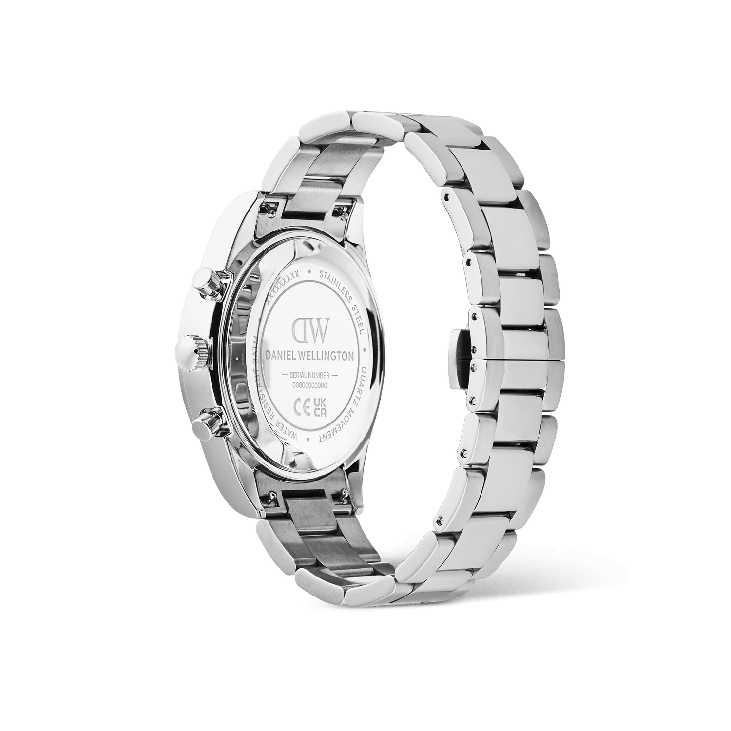 Iconic Tachymeter 3-Link Silver