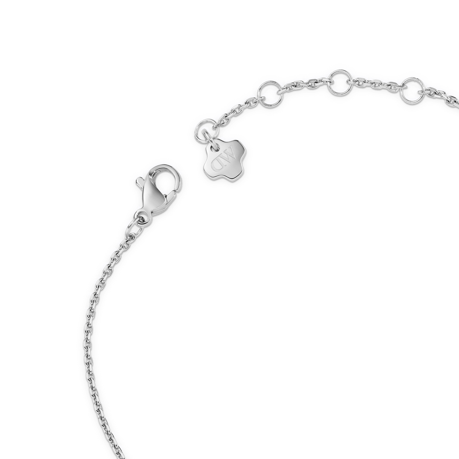 North Star Bracelet 1 Small Black Enamel Silver