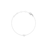 Crystal Zodiac Chain Bracelet Silver