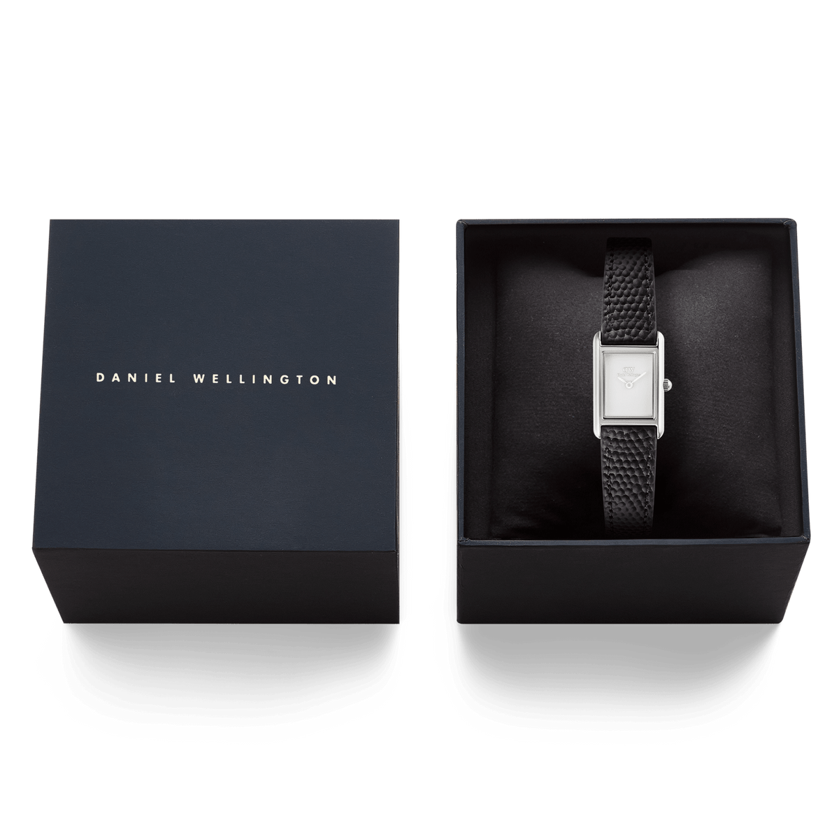 Bound Mini Black Lizard Silver