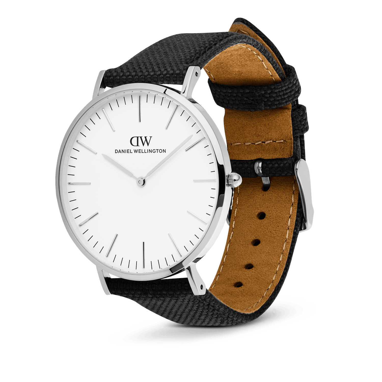 Classic Black Canvas Silver