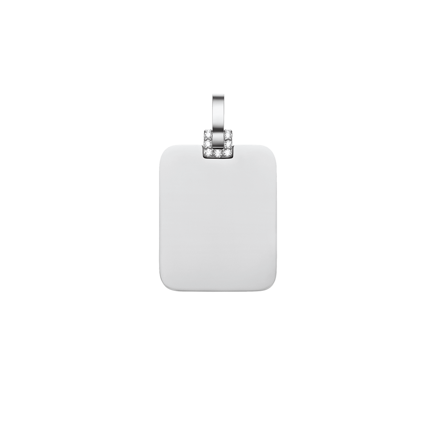 Rectangular Detail Crystal Pendant S