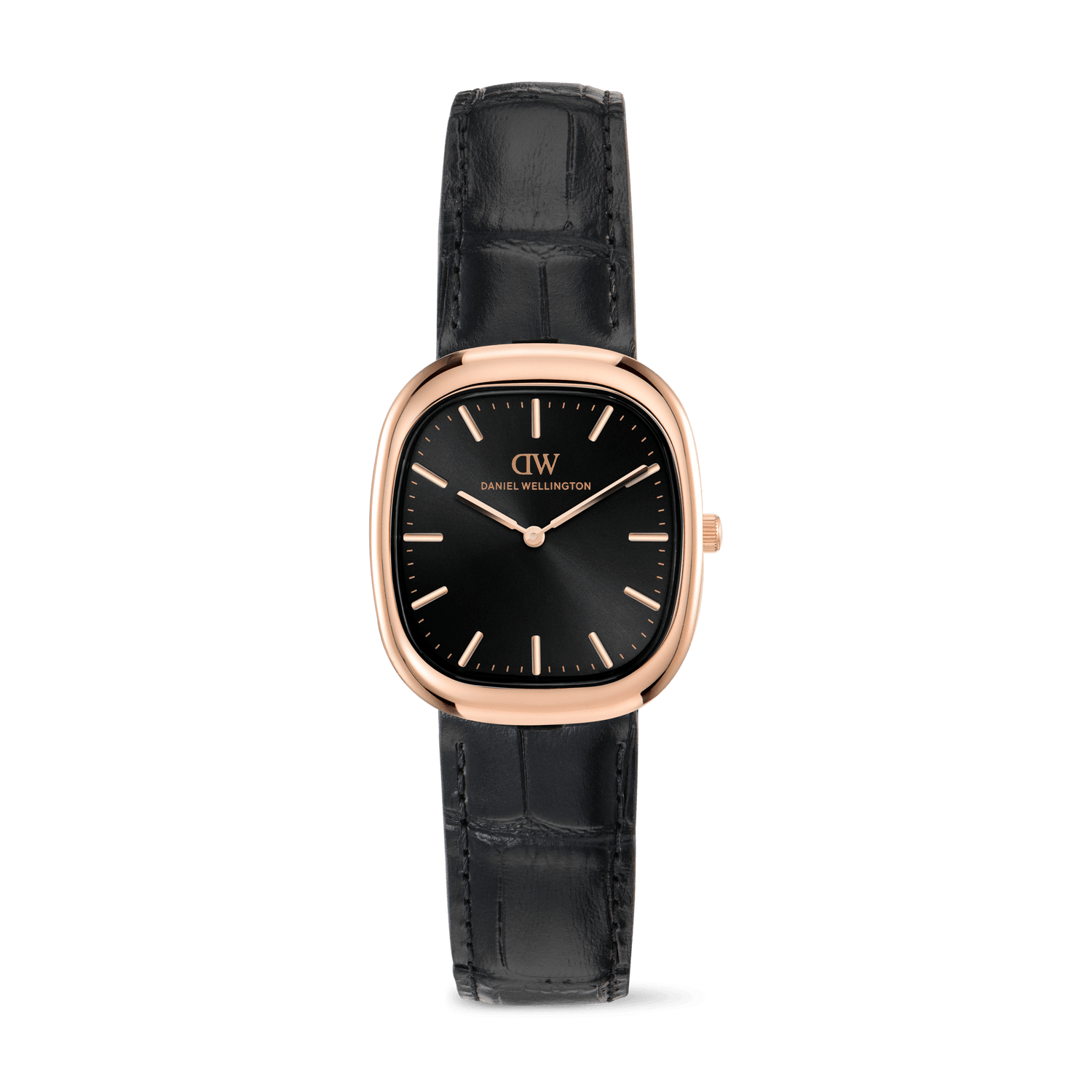 Cort Black Leather Black Rose Gold