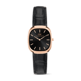 Cort Black Leather Black Rose Gold