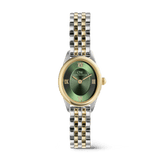 Ophelia Mini Beans Link Emerald Two Tone