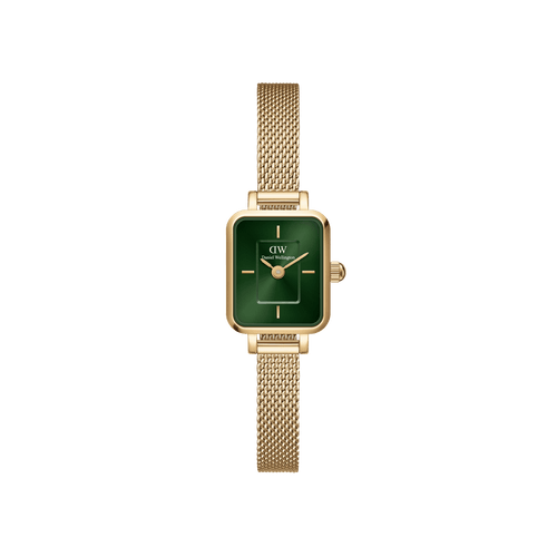 Quadro mini-emerald square dial watch for women | DW display picture 3