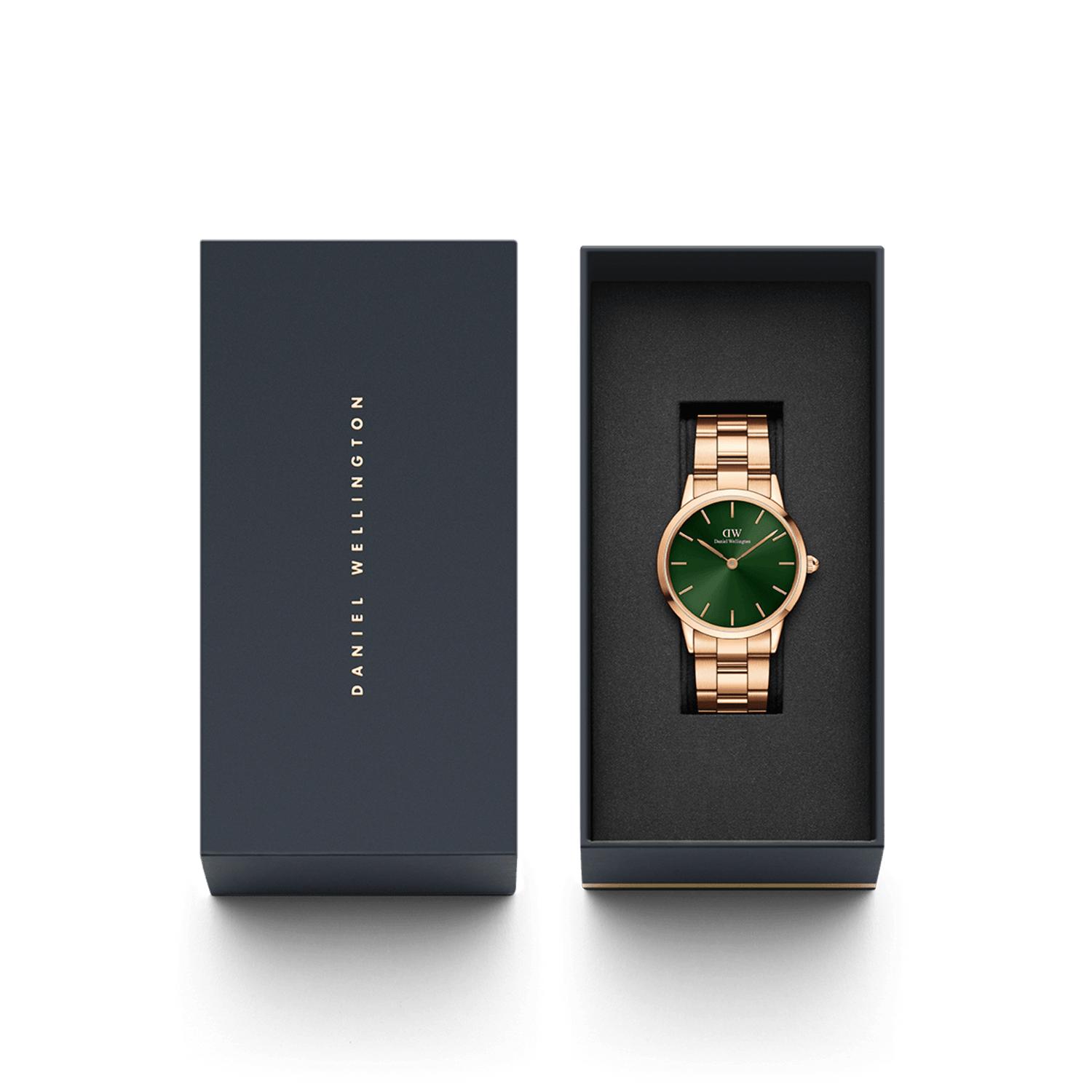 Iconic Link Emerald Rose Gold