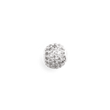 Pavé Orb White Crystal Charm