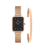 Quadro Pressed Melrose Black + Classic Bracelet
