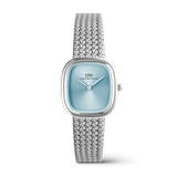Margot Braided Mesh Ice Blue Silver