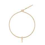 Number Gold Charm + Snake Bracelet G