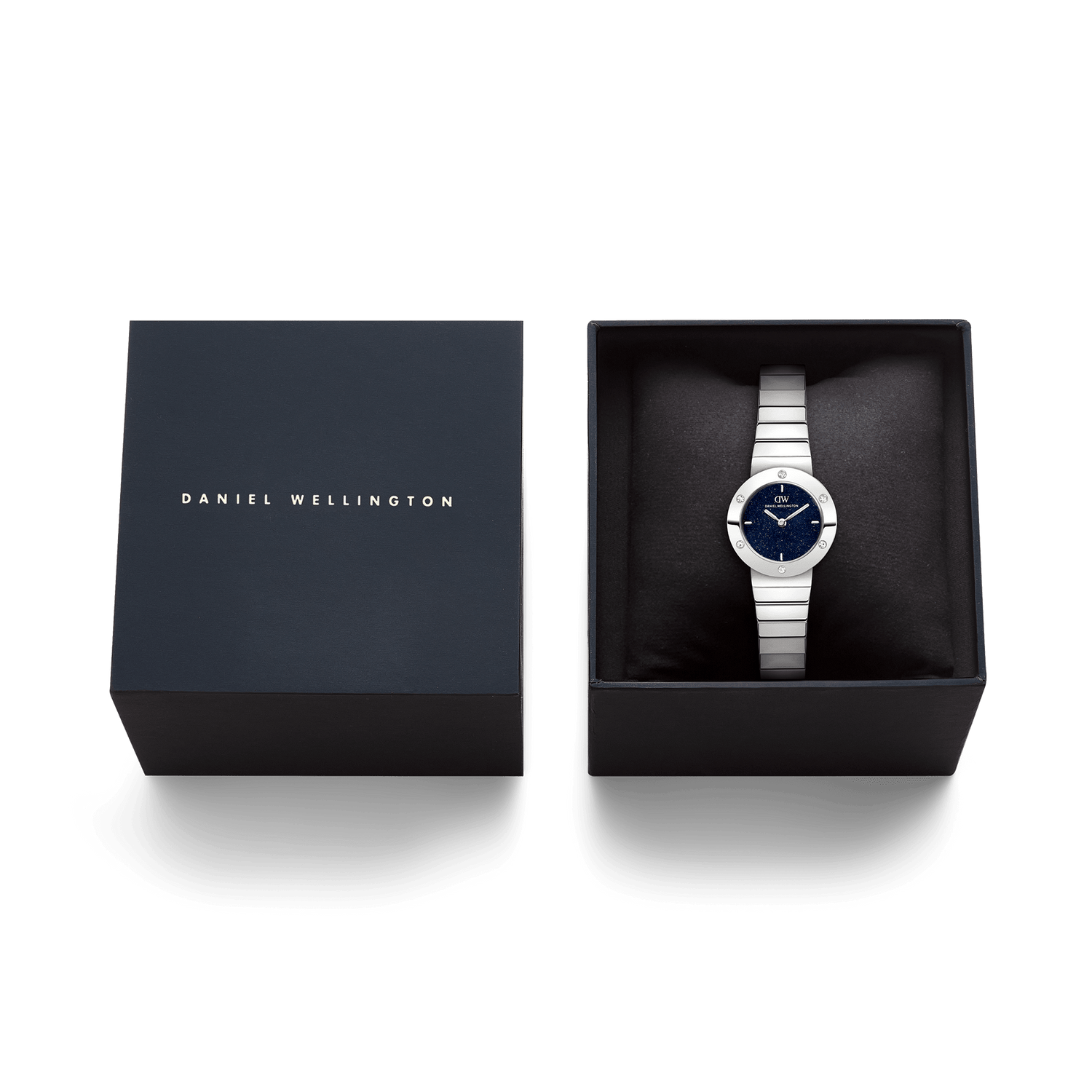 Stella Piano-Link Crystal Blue-Sandstone Silver