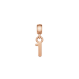 Number Charm Rose Gold