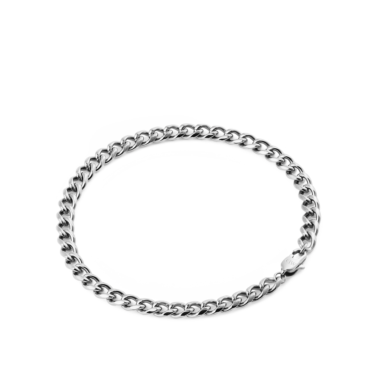 Ellipse 4mm Bracelet Silver