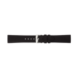 Black Canvas Strap Silver
