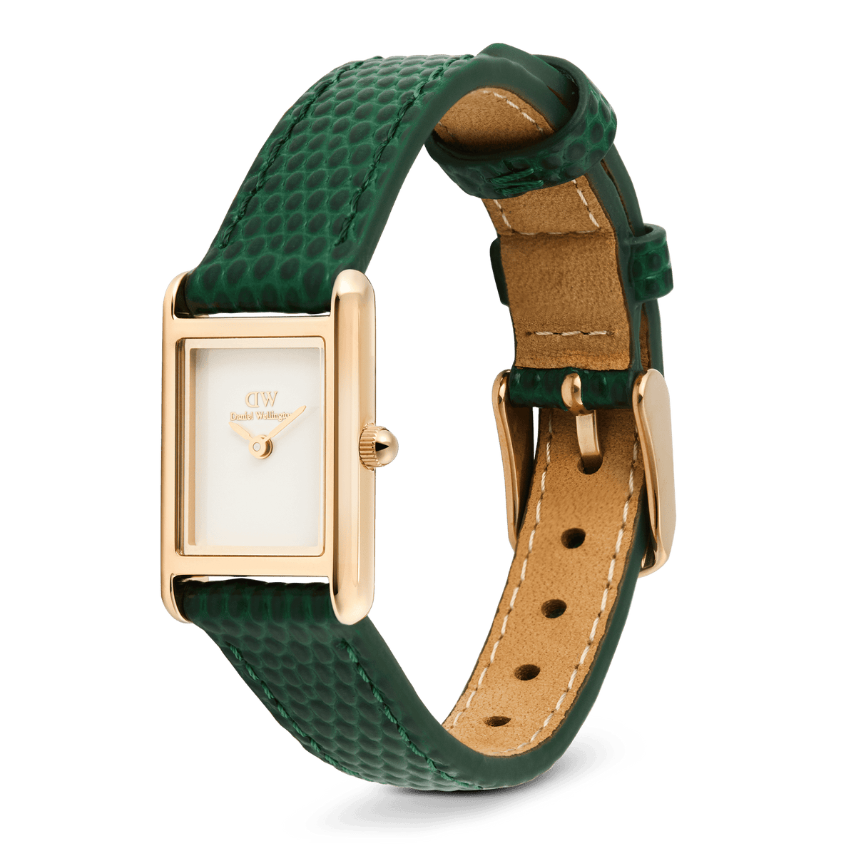 Bound Mini Green Lizard Rose Gold Bound Mini Green Lizard Rose Gold