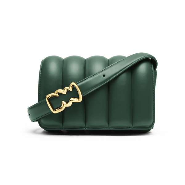 soeur ダークグリーン ショルダーバッグ Mini Sadie Bag Green G