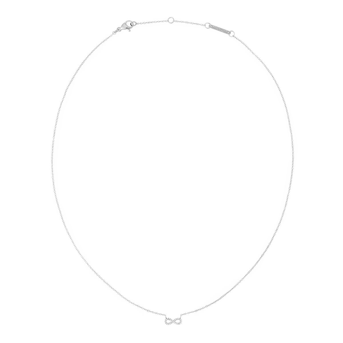 Mirelle Infinity Necklace Silver