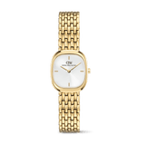 Corta White Grain-Link Gold