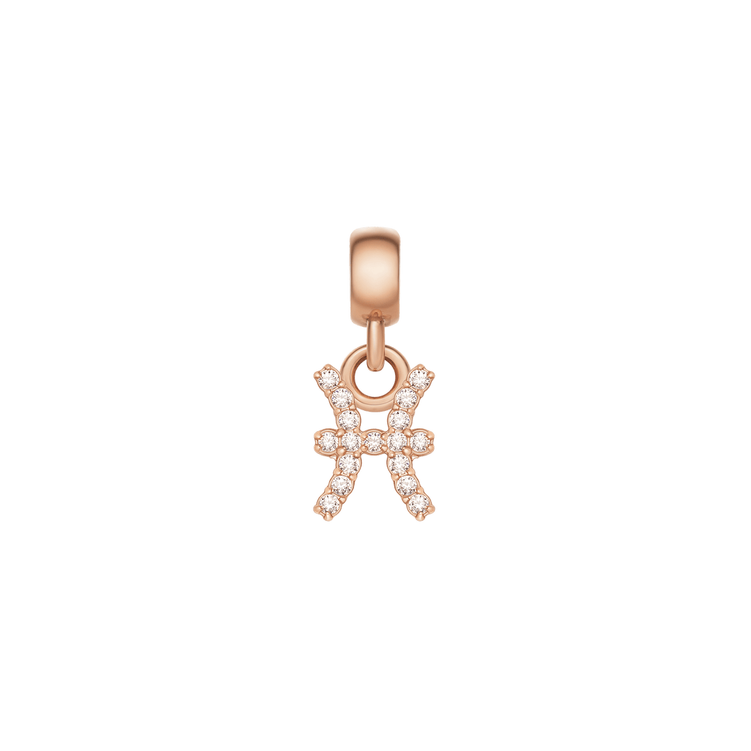 Heart Pink - Crystals in rose gold | DW