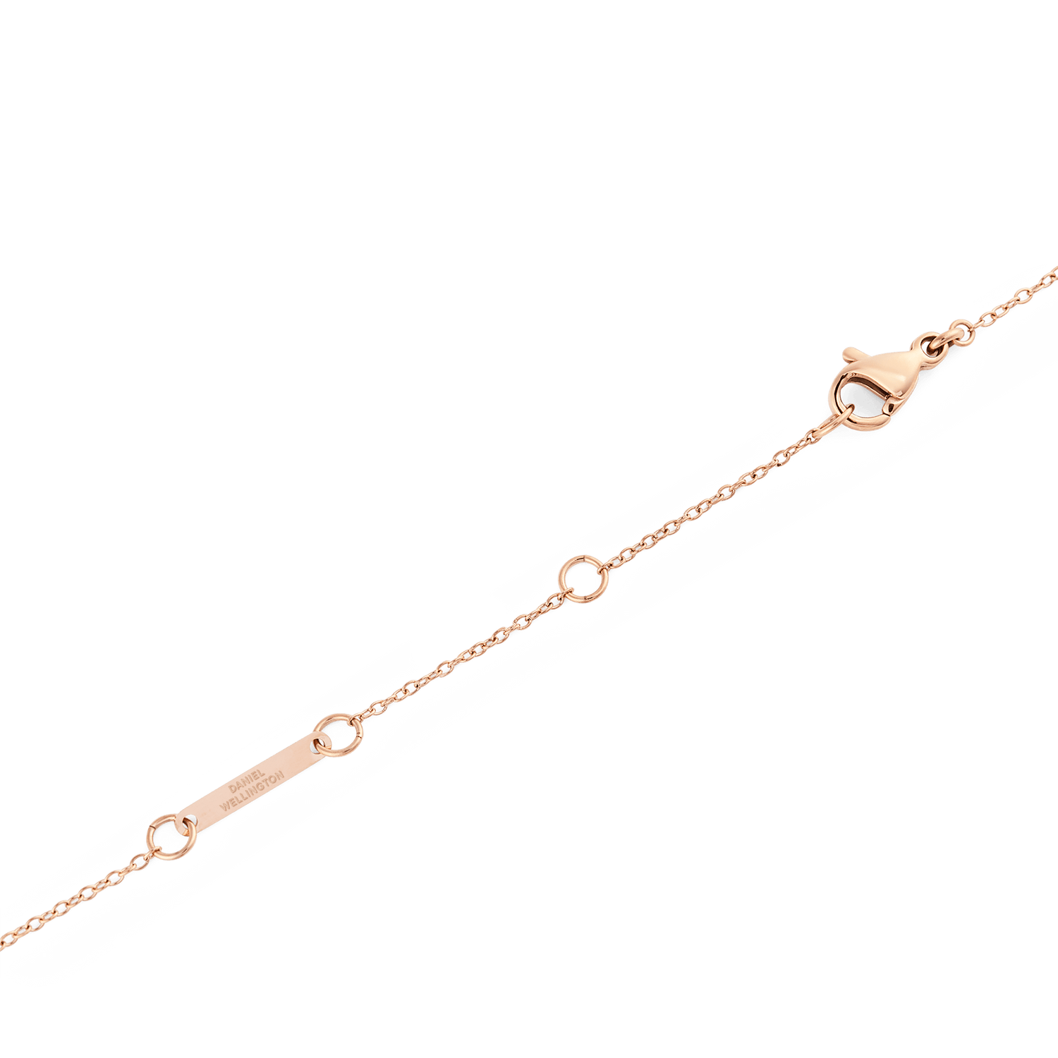 Pearl Trio Necklace Rose Gold