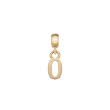 Letter Charm Gold