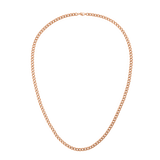 Ellipse 4mm Necklace Rose Gold