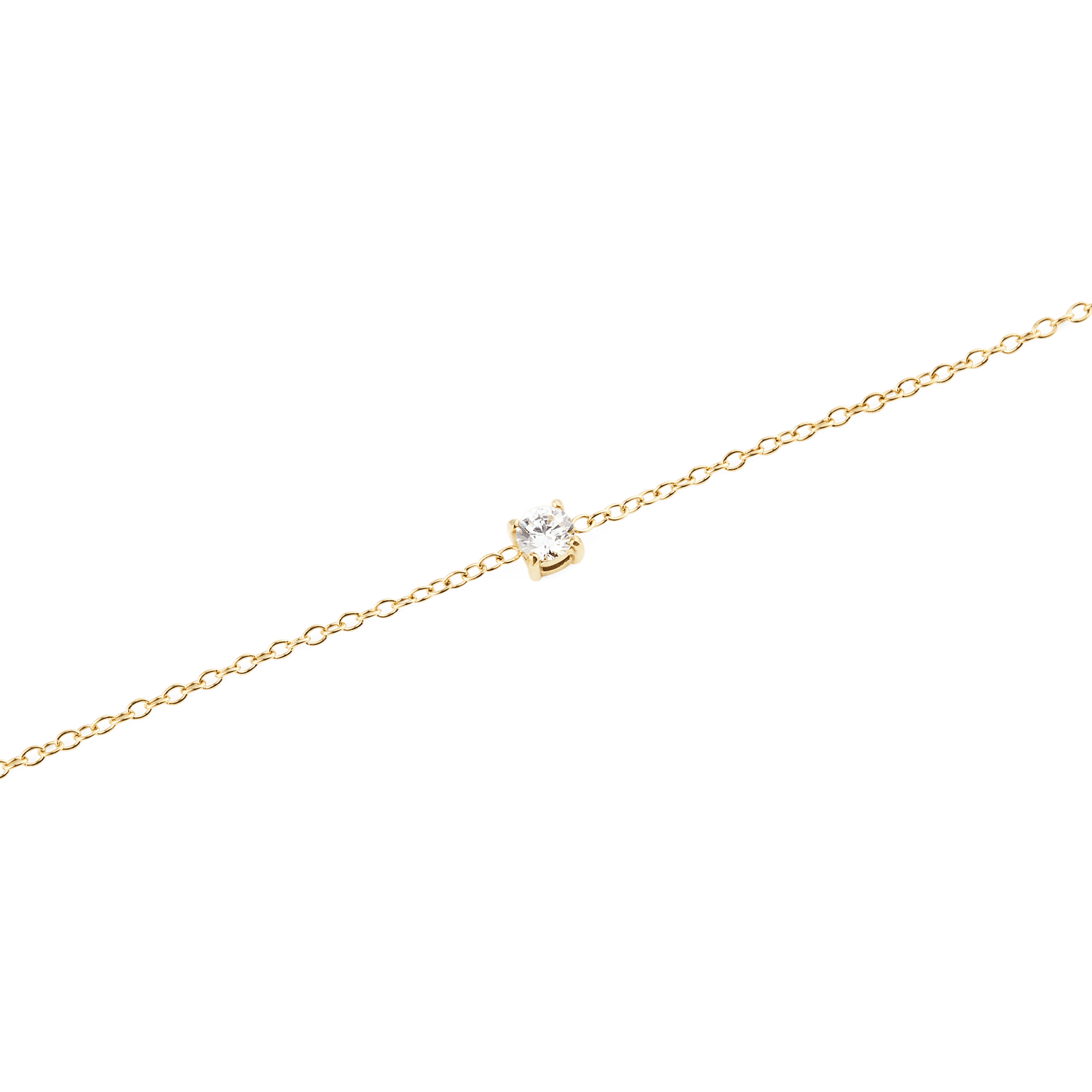 Mirelle Solitaire Bracelet Gold