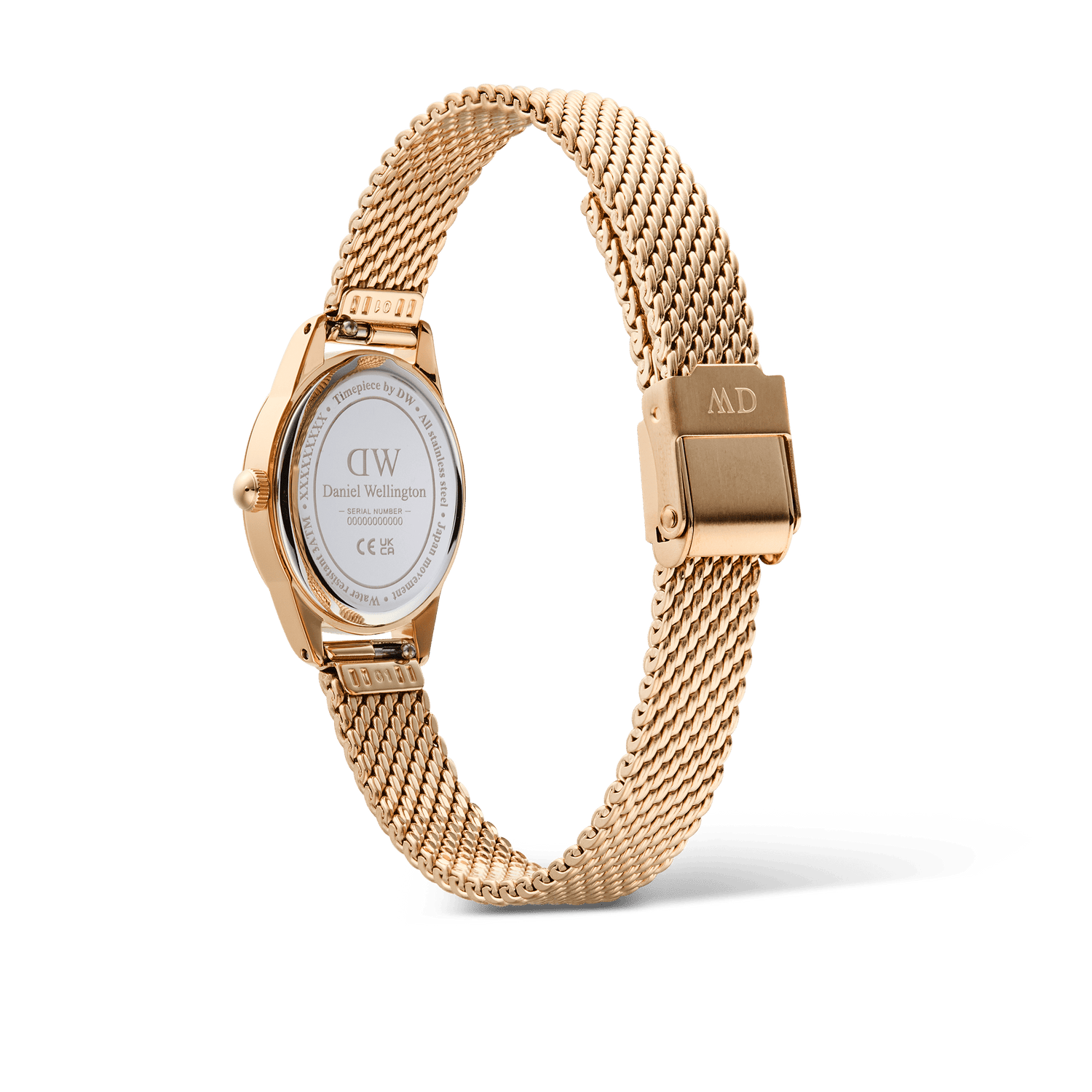 Ophelia Mini Mesh White Rose Gold