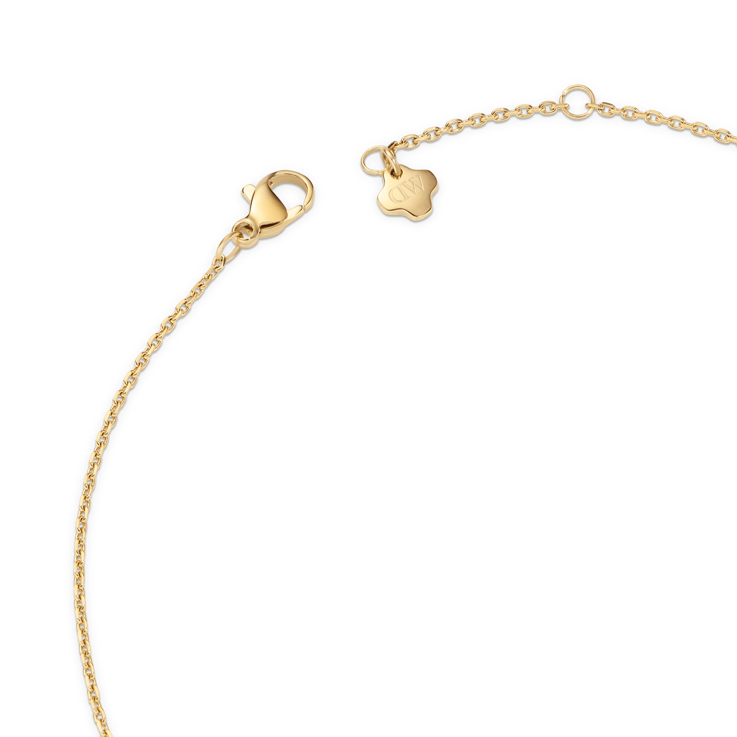 North Star Necklace 1 Medium White Enamel Gold