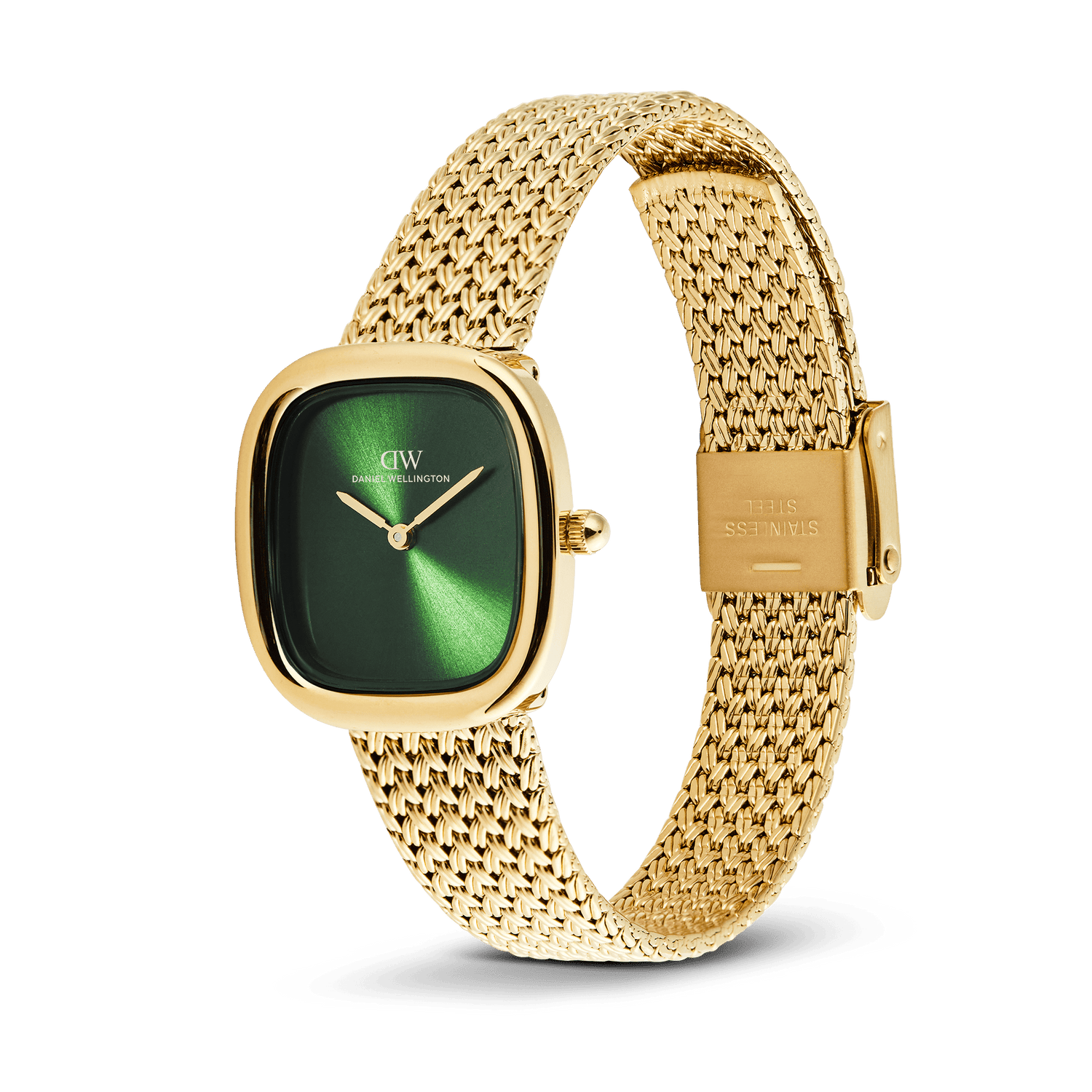 Margot Braided Mesh Emerald Gold