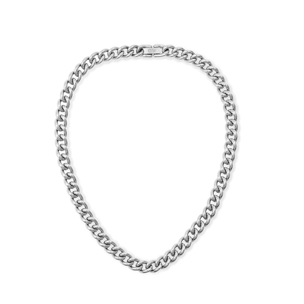 Chunky Chain Necklace Silver - Main Image