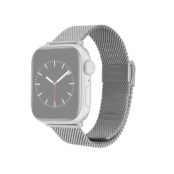 Smartwatch Strap - Strap in sandblasted silver | Daniel Wellington